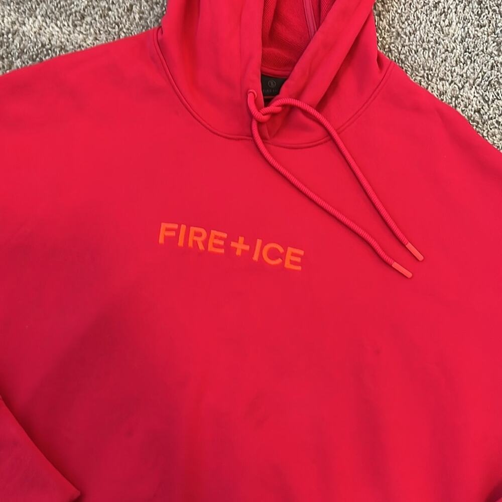 Bogner Fire‎ + Ice Pink Cropped Hoodie Pullover – Women’s XL Designer Top Luxury
